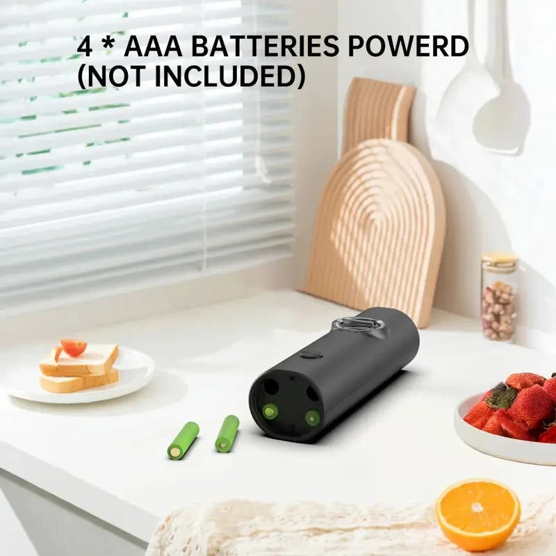 This heart won't rust—and it’ll save you a fortune on pre-ground pepper." 1pcs/2pcs Electric battery Automatic Salt And Pepper Grinder Set Rechargeable Gravity Spice Mill Adjustable Kitchen Tools