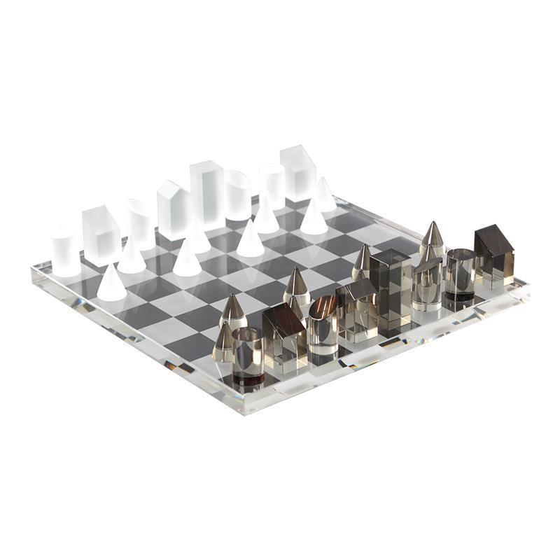 Checkmate Your Boring Decor: The Frosted Crystal Chessboard for People Who Look Smarter Than They Are.