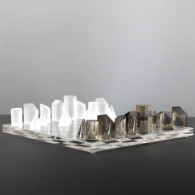 Checkmate Your Boring Decor: The Frosted Crystal Chessboard for People Who Look Smarter Than They Are.