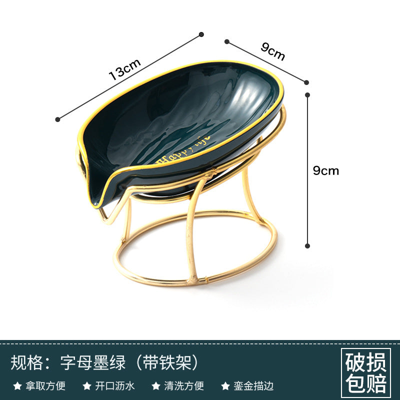 Customized light luxury wrought iron soap box can be printed with logo inner box outer box printing factory direct supply quality assurance large quantity and excellent price