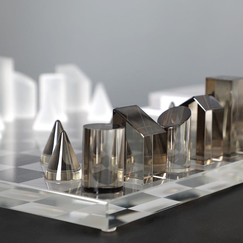 Checkmate Your Boring Decor: The Frosted Crystal Chessboard for People Who Look Smarter Than They Are.