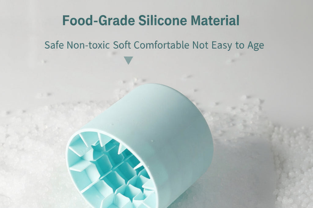 Manufacturer round ice tray wholesale 3D ice making easy demoulding food silicone mold ice storage box 1.3cm ice cubes
