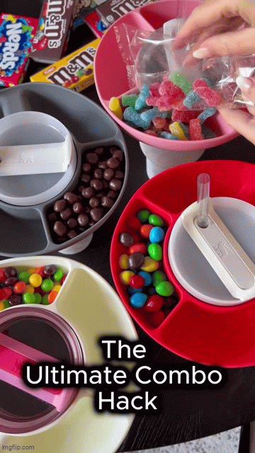 Snack Smarter: The One-Handed 2-in-1 Popcorn Bucket & Drink Cup.