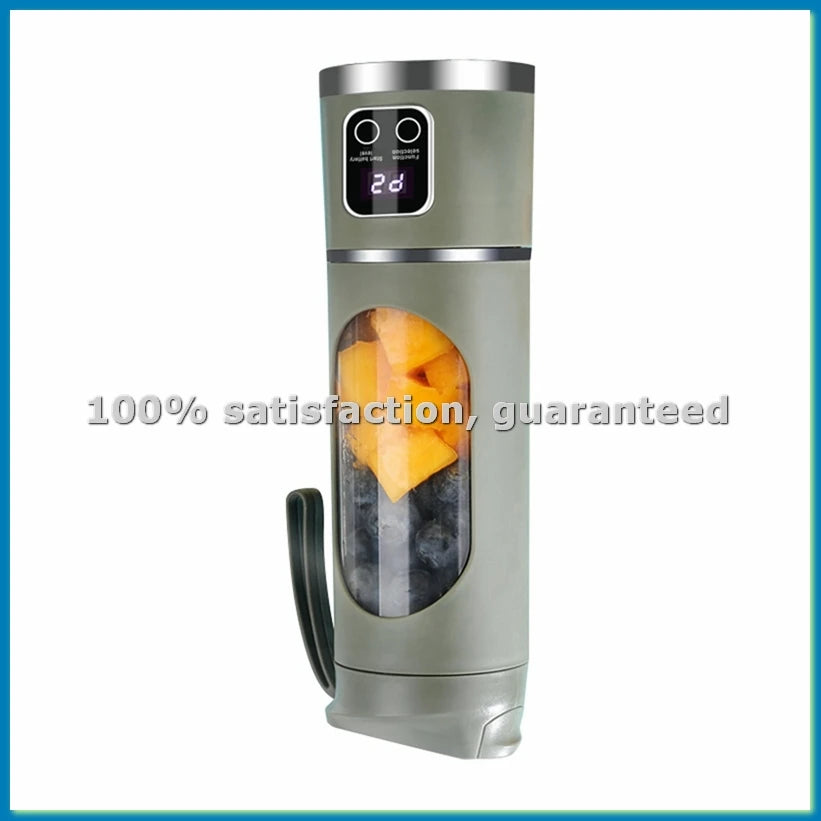 Portable Blender Electric Juicers Fruit Mixers USB Rechargeable Smoothie Mini Blender Personal Juicer 12 Cutter 3Gears B-ABRM